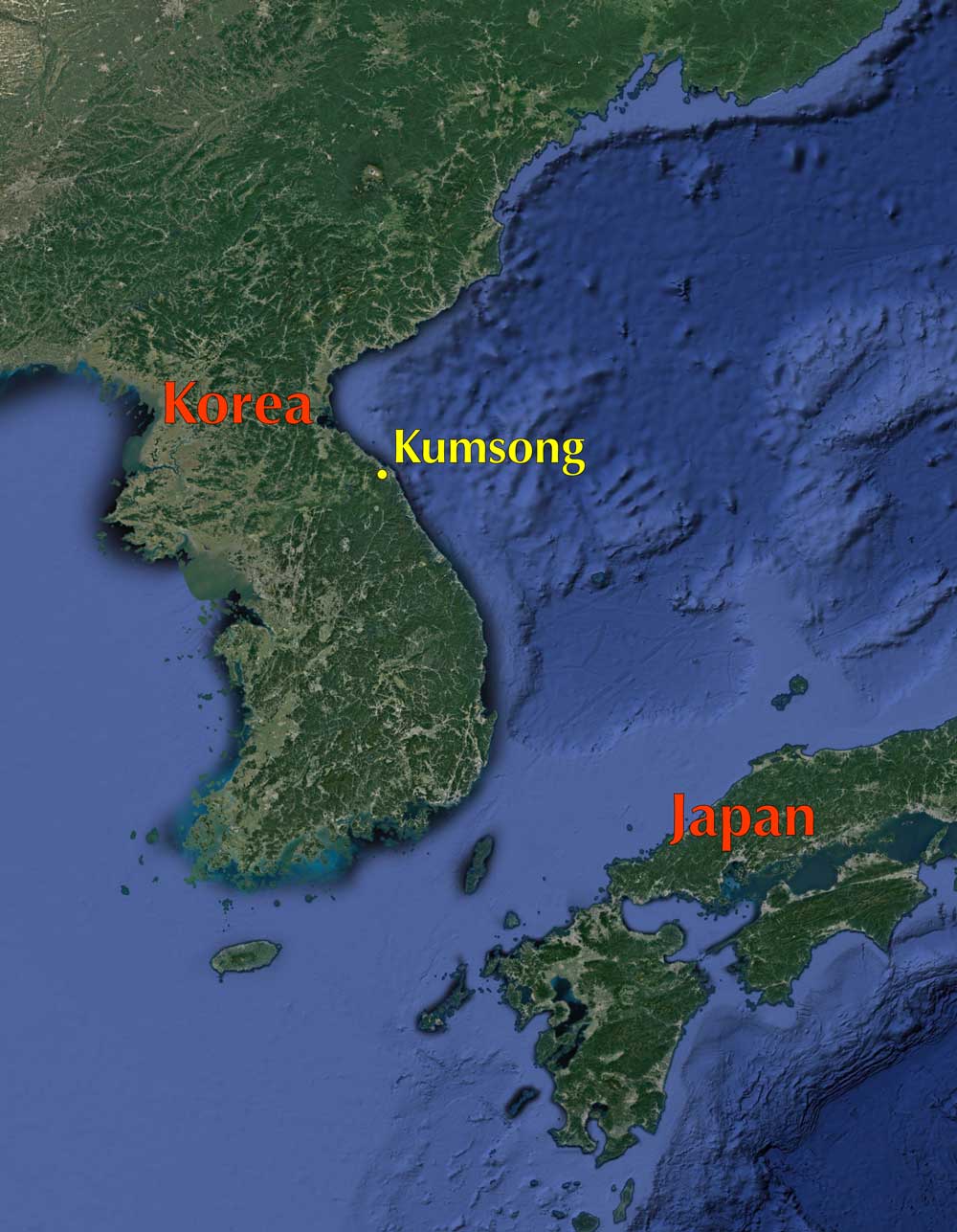 Google Map of Korea